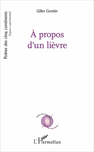 A propos d'un lièvre (9782343107820-front-cover)