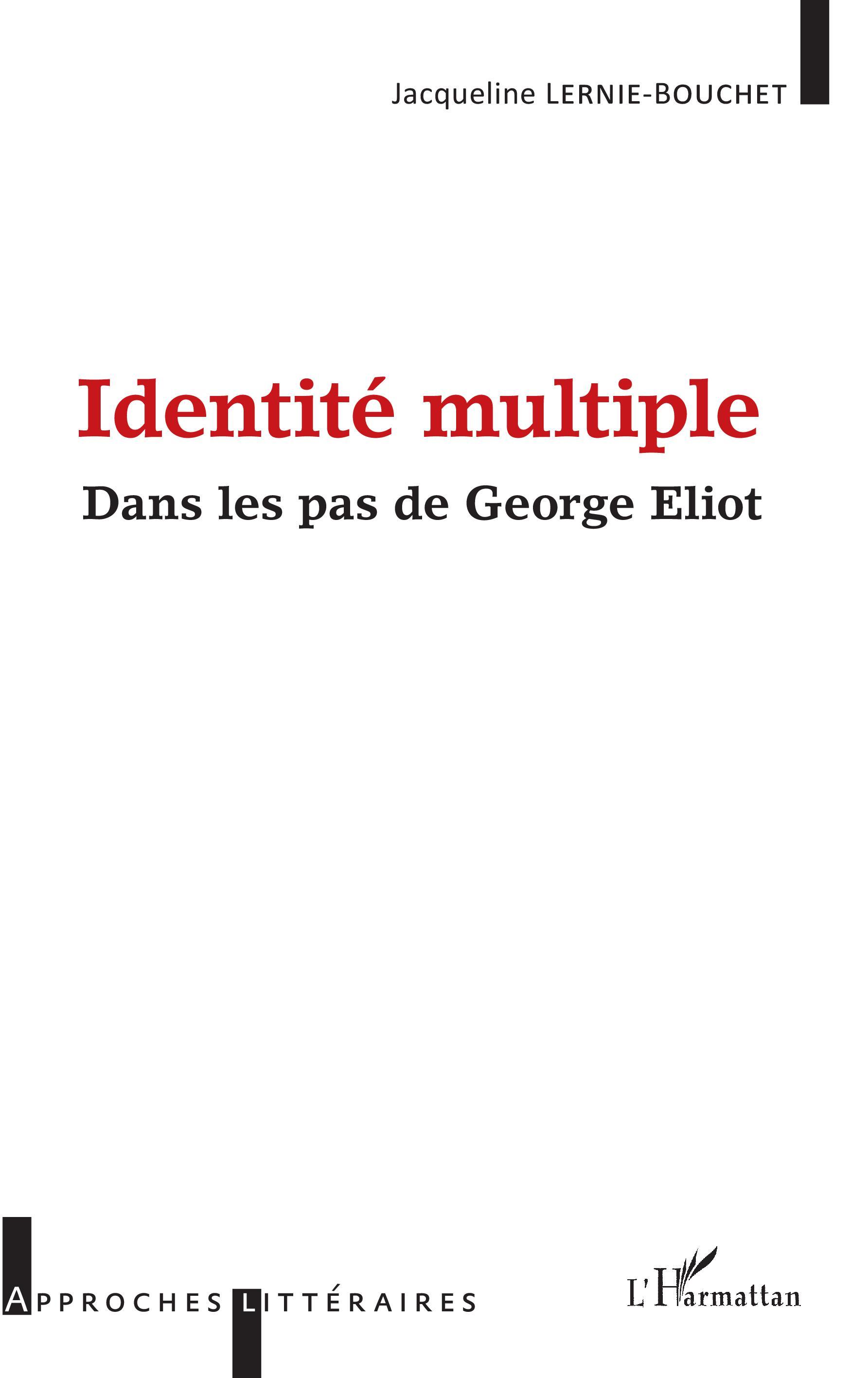 Identité multiple, Dans les pas de George Eliot (9782343162065-front-cover)