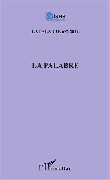 La Palabre, La Palabre n°7 2016 (9782343103389-front-cover)