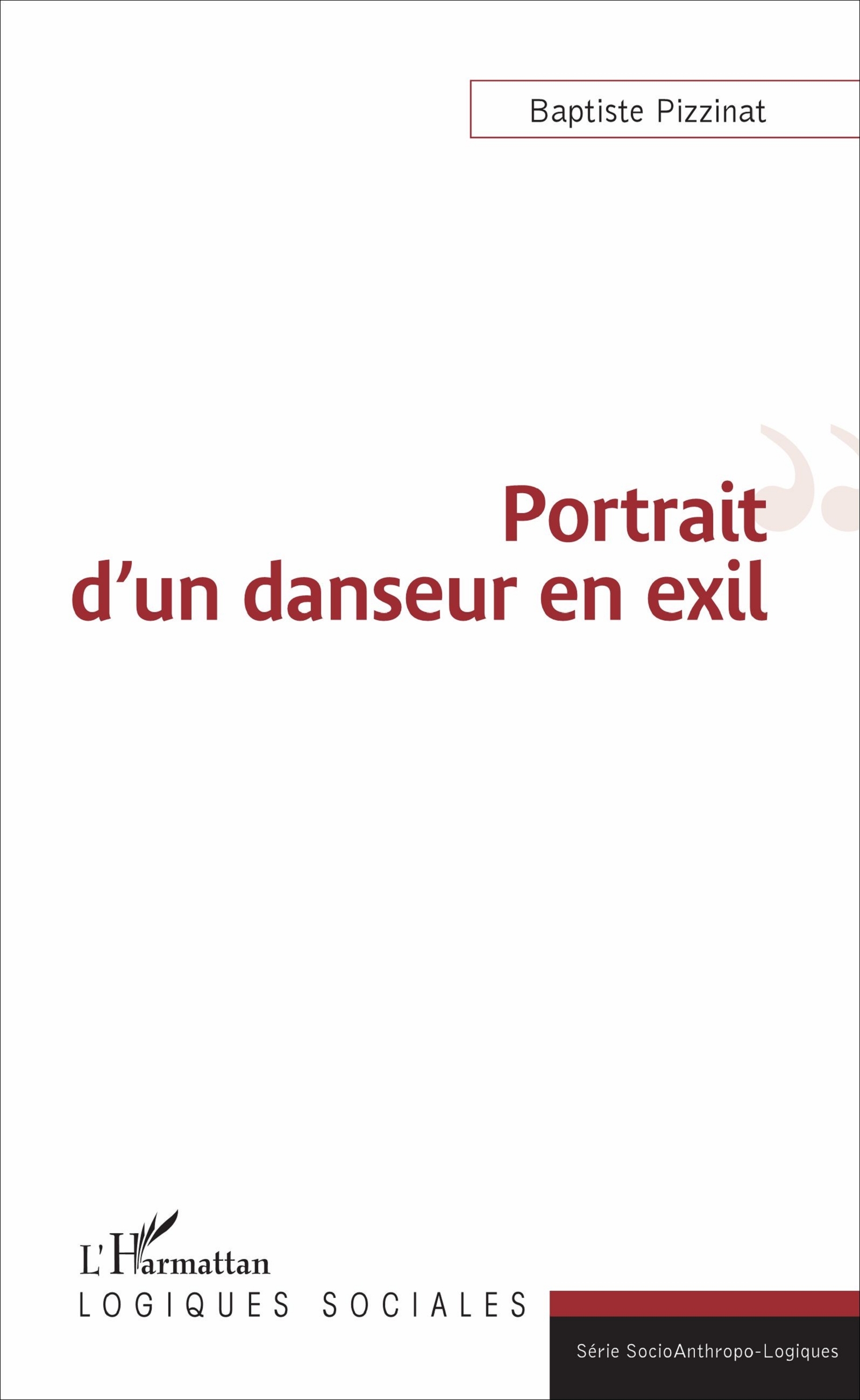 Portrait d'un danseur en exil (9782343110639-front-cover)