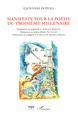 Manifeste pour la poésie du troisième millénaire (9782343147475-front-cover)