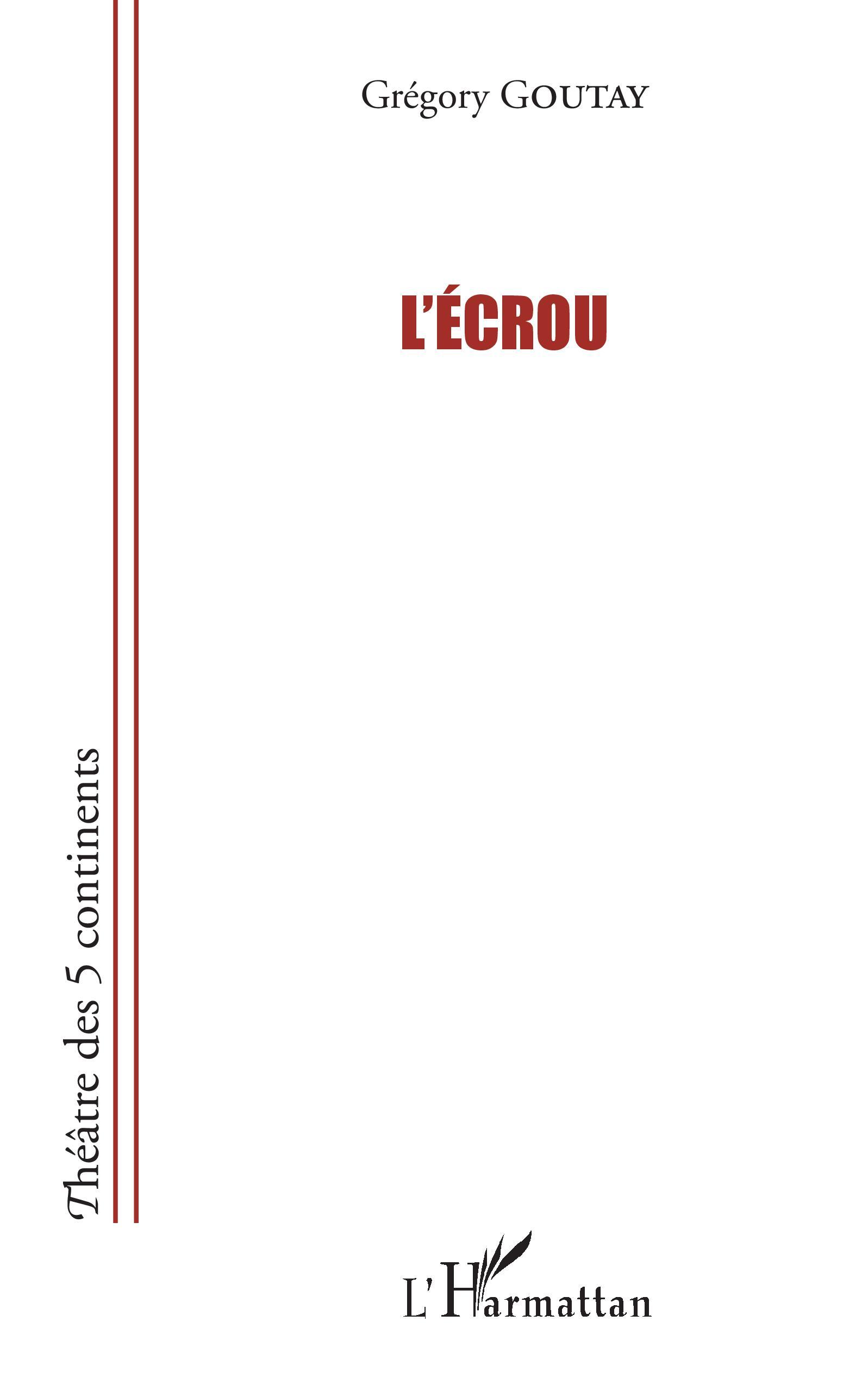 L'écrou (9782343112978-front-cover)