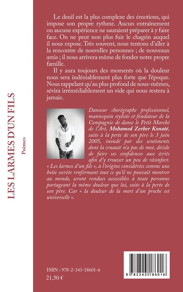 Les larmes d'un fils, Poèmes (9782343186016-back-cover)