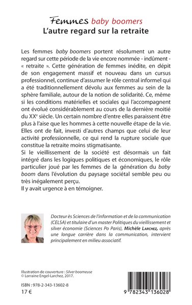 Femmes baby boomers, L'autre regard sur la retraite (9782343136028-back-cover)