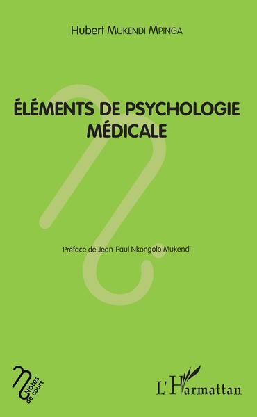 Eléments de psychologie médicale (9782343139586-front-cover)