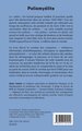 Poliomyélite, Histoires humaines et histoire scientifique (9782343194240-back-cover)