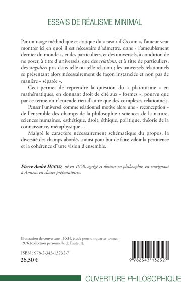 Essais de réalisme minimal, Relations, formes, singuliers (9782343132327-back-cover)