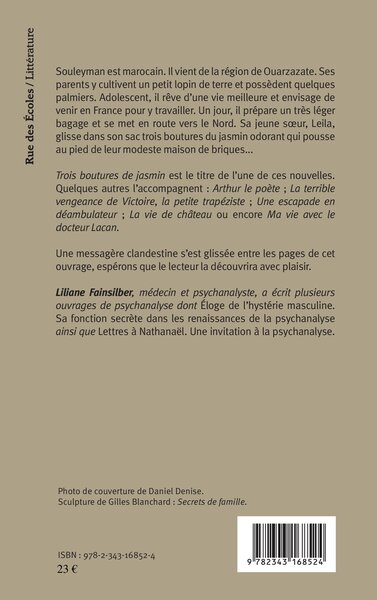 Trois boutures de jasmin, Nouvelles (9782343168524-back-cover)
