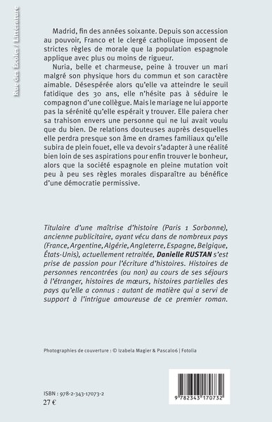 Nuria, Chronique madrilène des années soixante (9782343170732-back-cover)