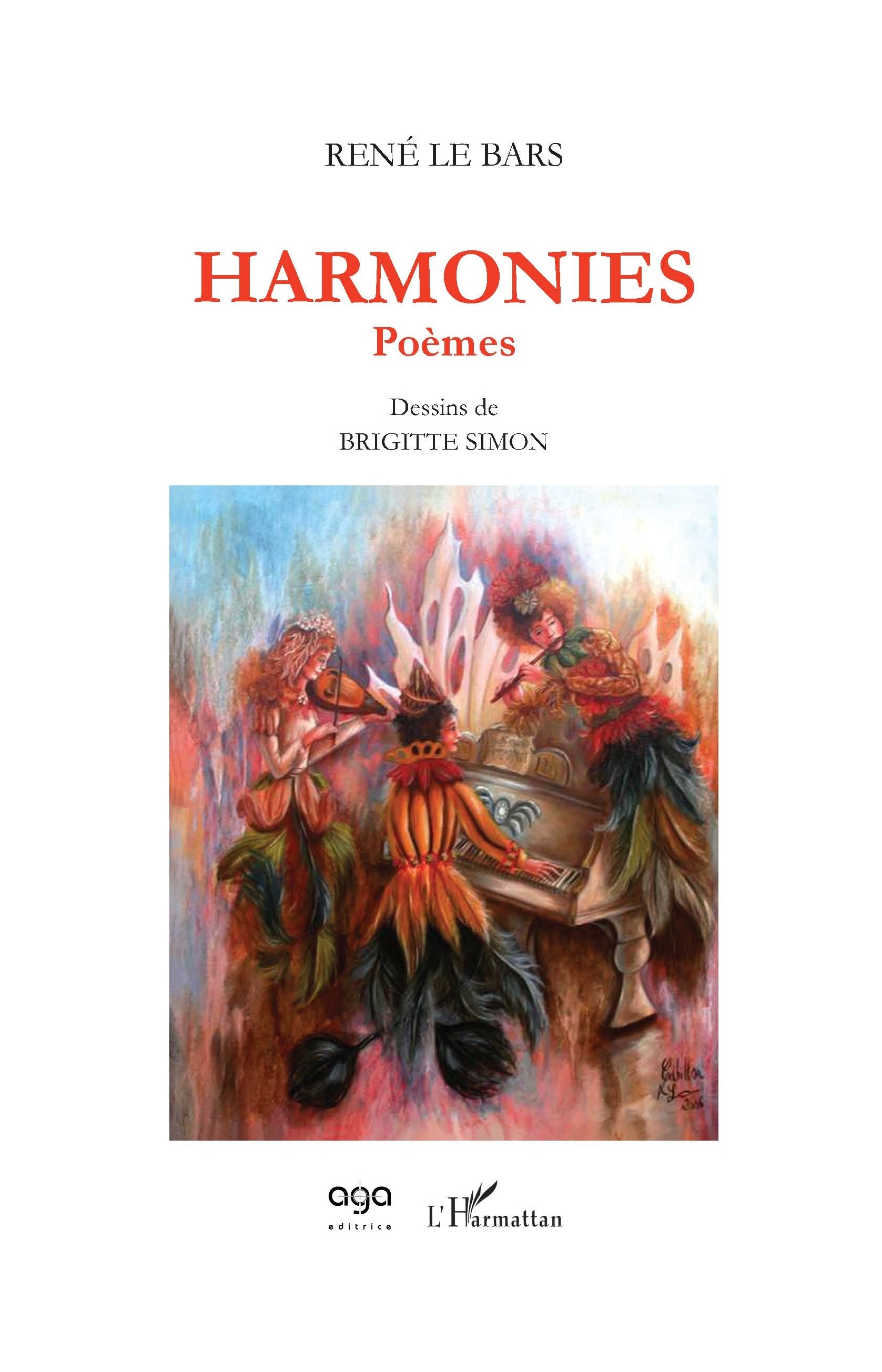 Harmonies, Poèmes (9782343164625-front-cover)