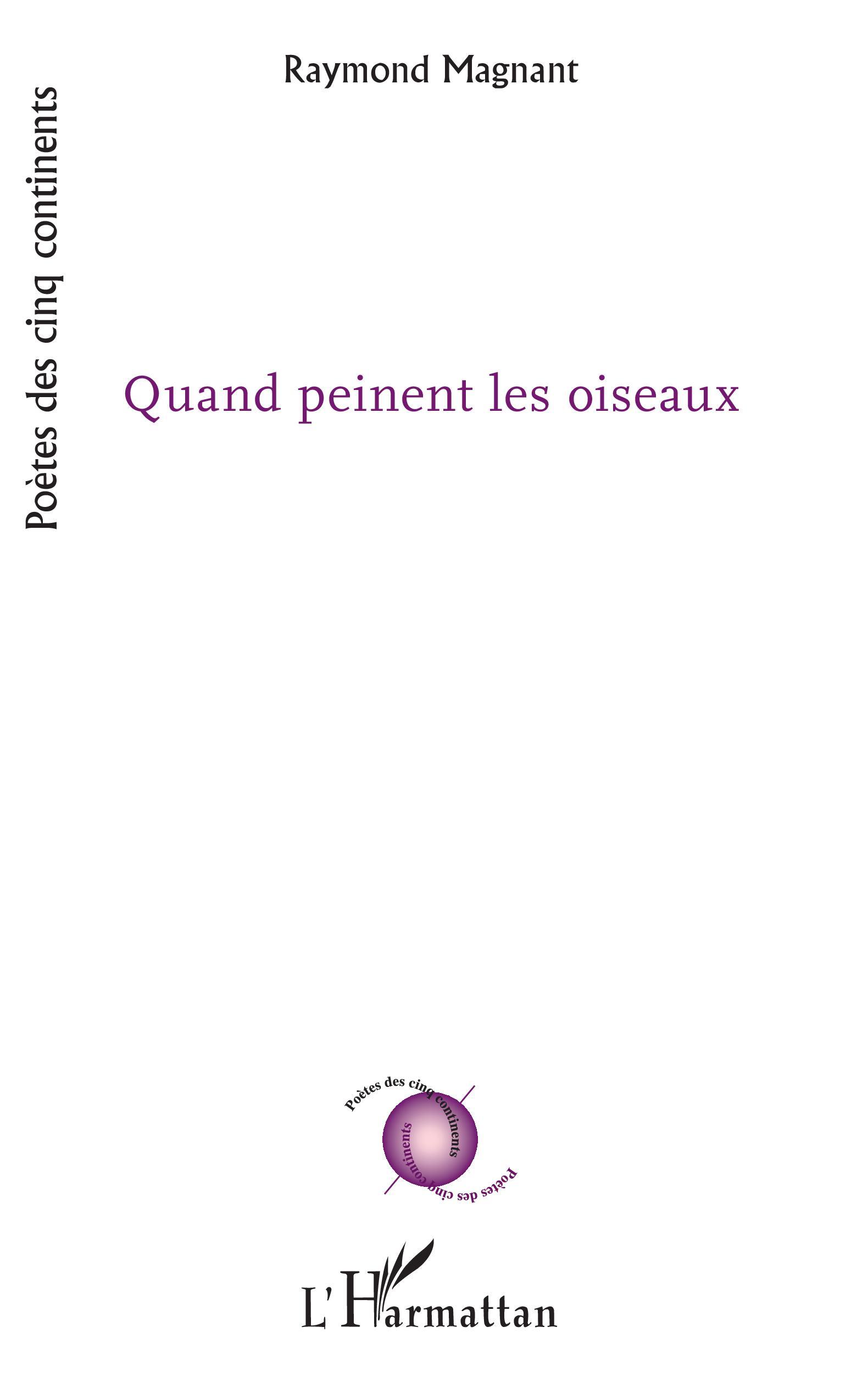 Quand peinent les oiseaux (9782343182902-front-cover)