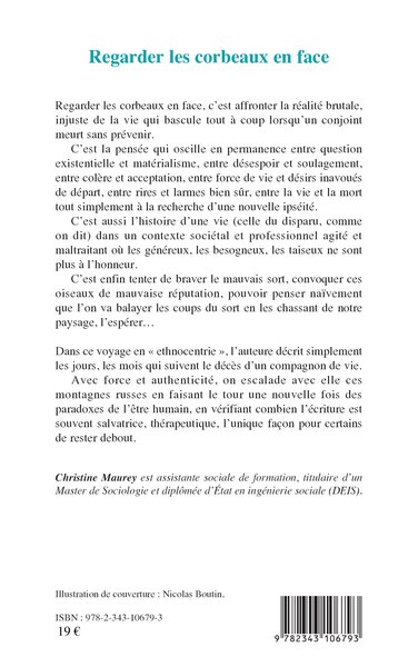 Regarder les corbeaux en face (9782343106793-back-cover)