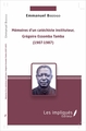 Mémoires d'un catéchiste instituteur, Grégoire Essomba Tamba, (1907-1987) (9782343114088-front-cover)