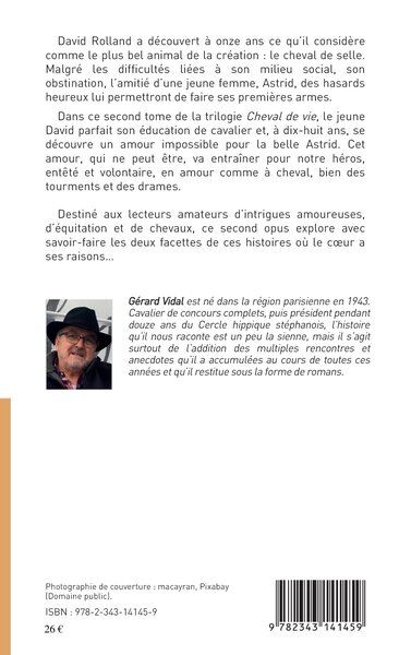 Cheval de vie, Tome 2 : L'éducation du cavalier - Roman (9782343141459-back-cover)