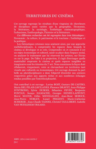 Territoires du cinéma (9782343123707-back-cover)