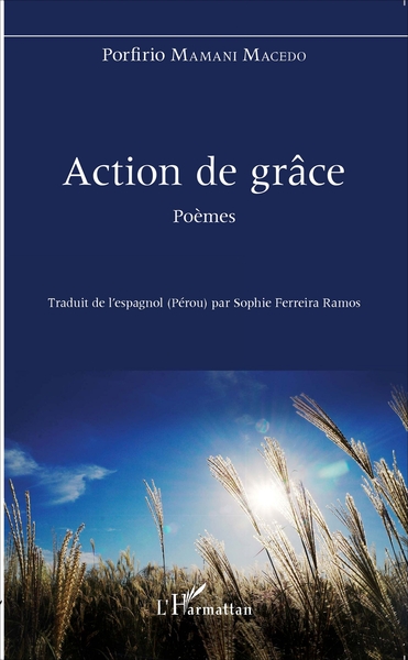 Action de grâce, Poèmes (9782343117959-front-cover)