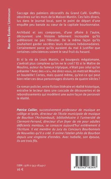 Le Mystère Mantin, Roman policier (9782343183497-back-cover)
