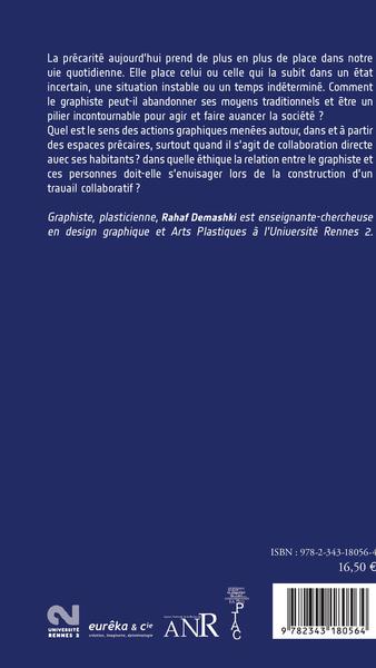 Graphisme d'action et précarité (9782343180564-back-cover)