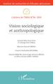 Cahiers de l'IREA, Vision sociologique et anthropologique (9782343193564-front-cover)