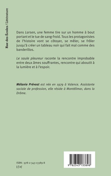 Larsen, suivi de - Le saule pleureur (9782343133898-back-cover)