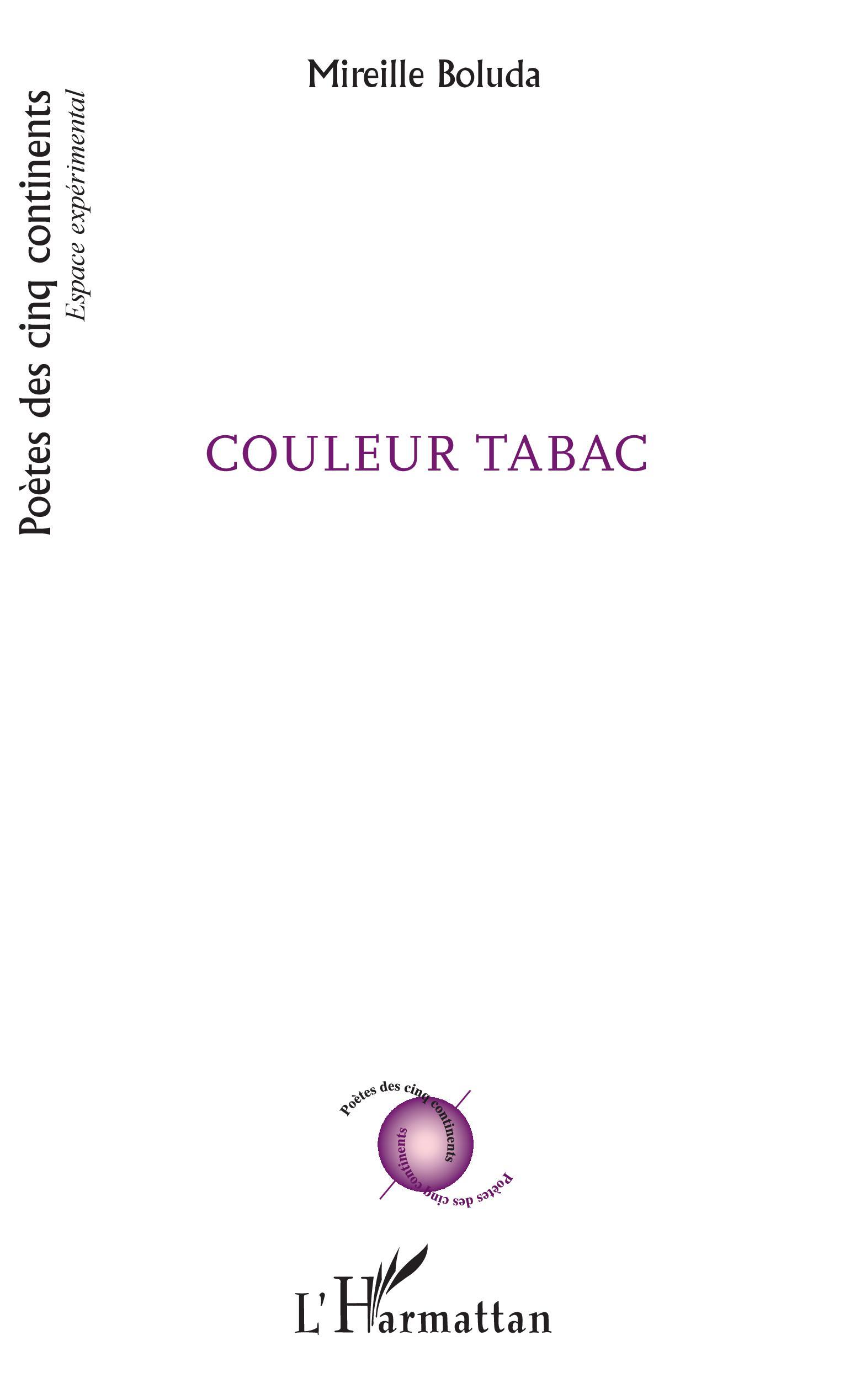 Couleur Tabac (9782343170923-front-cover)