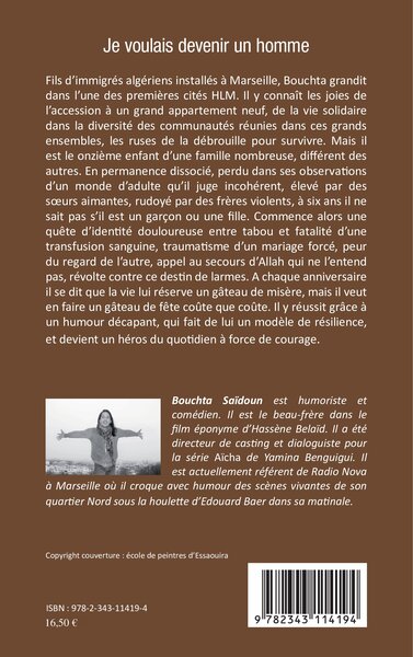 Je voulais devenir un homme (9782343114194-back-cover)