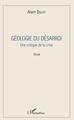 Géologie du désarroi, Une critique de la crise (9782343171319-front-cover)