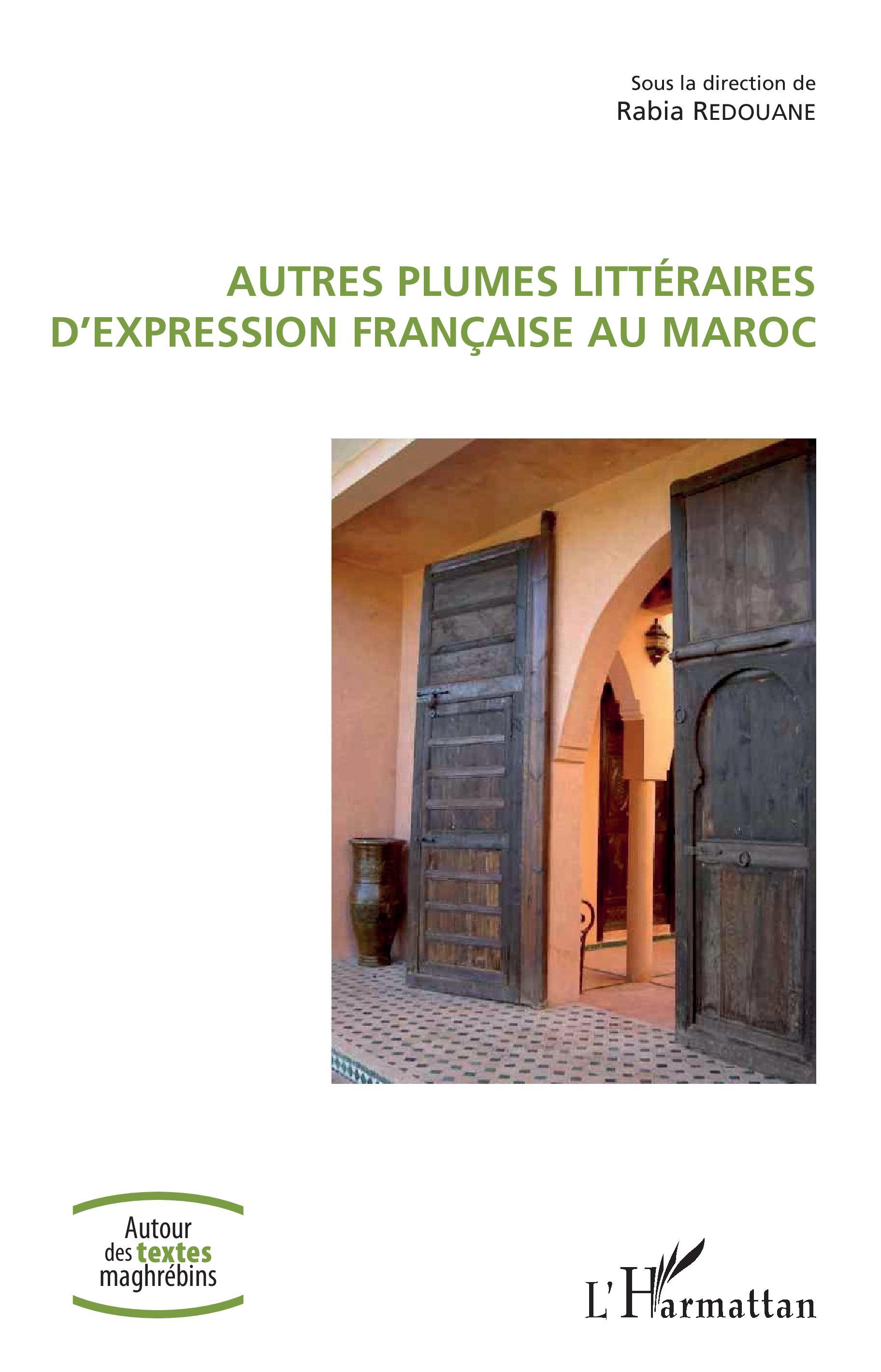 Autres plumes littéraires d'expression française au Maroc (9782343168388-front-cover)