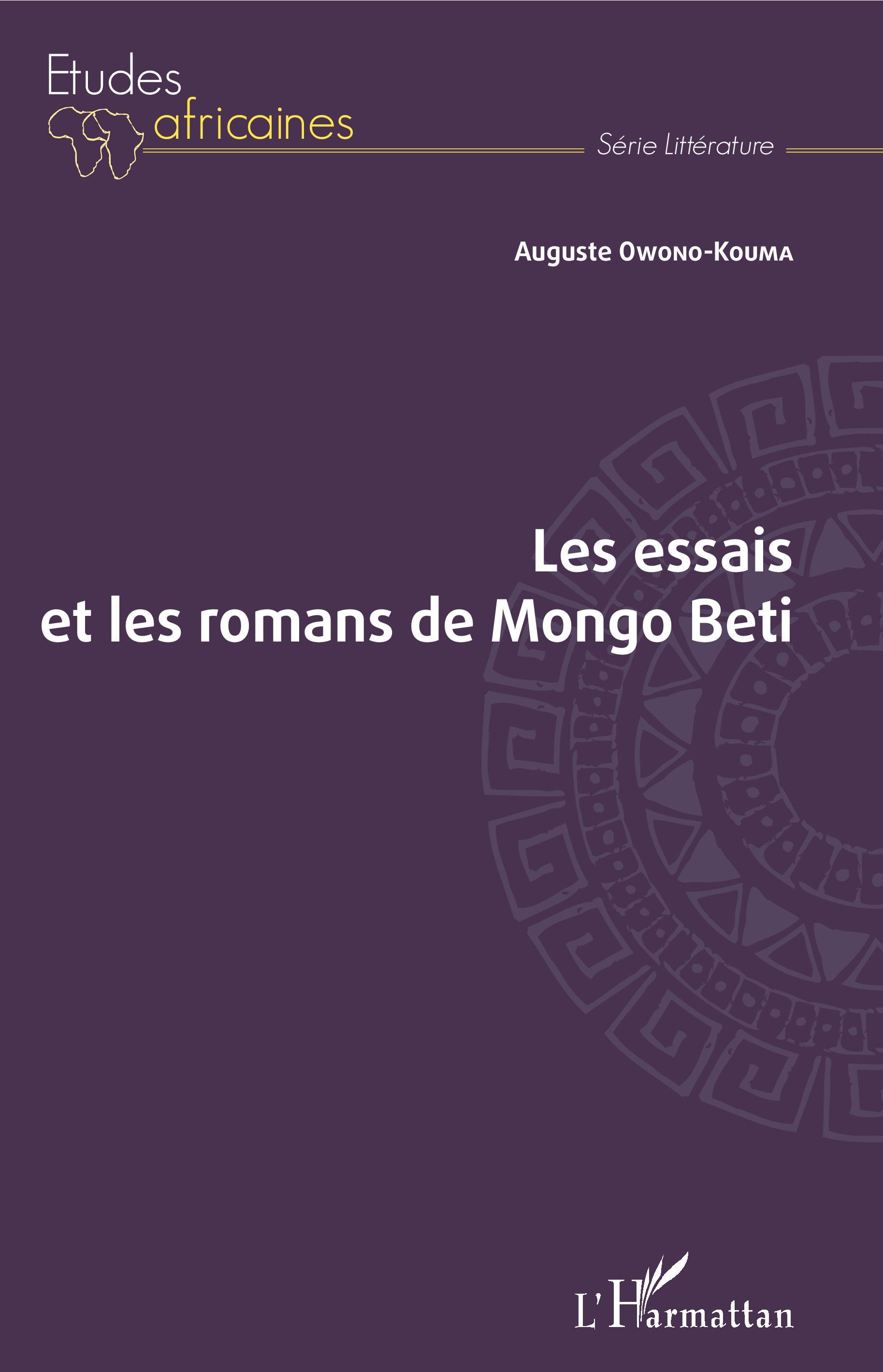 Les essais et les romans de Mongo Beti (9782343177380-front-cover)