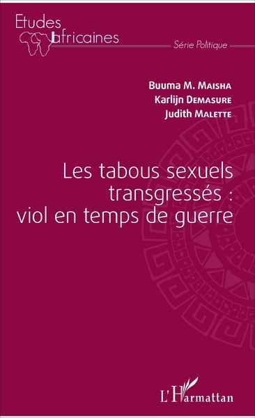 Les tabous sexuels transgressés : viol en temps de guerre (9782343117010-front-cover)