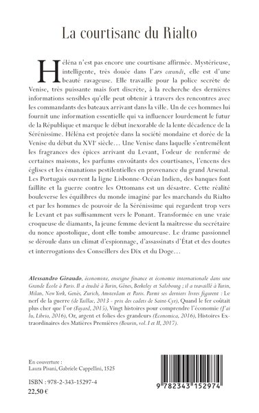 La courtisane du Rialto, Roman (9782343152974-back-cover)