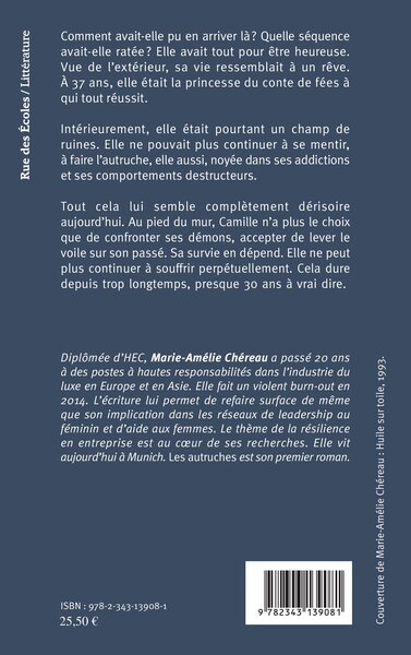 Les autruches, Roman (9782343139081-back-cover)