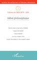 Cahiers de l'IREA, Débat philosophique (9782343186658-front-cover)