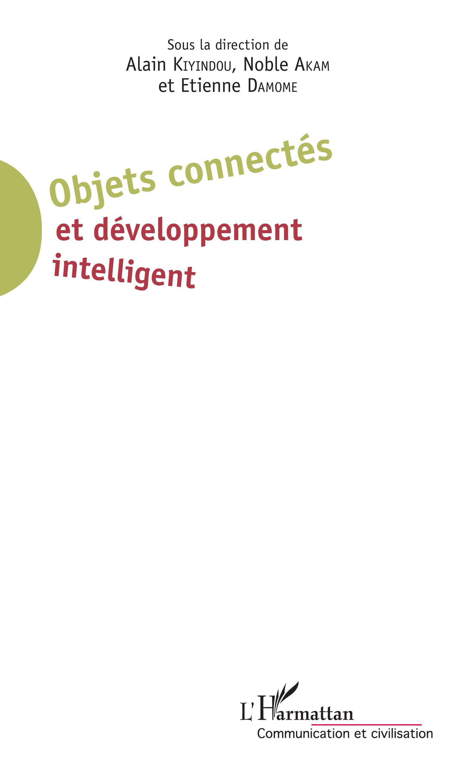 Objets connectés et développement intelligent (9782343139166-front-cover)