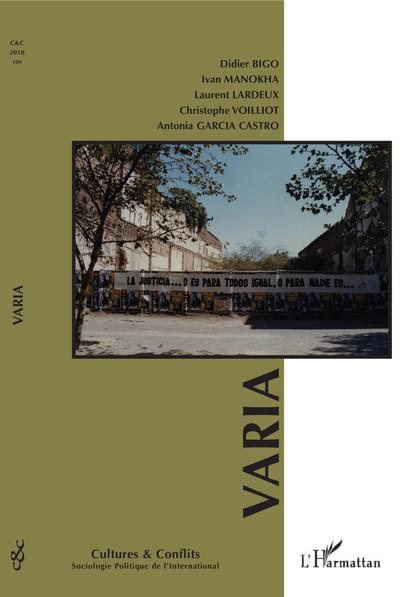 Cultures et Conflits, Varia (9782343155043-front-cover)