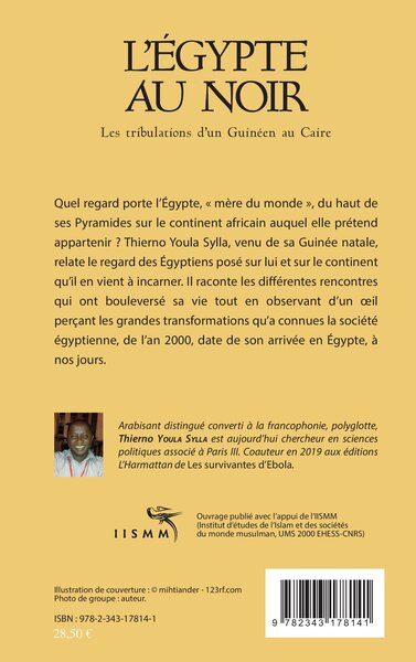 L'Egypte au noir, Les tribulations d'un Guinéen au Caire (9782343178141-back-cover)