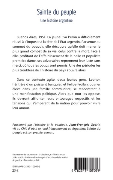 Sainte du peuple, Une histoire argentine (9782343105093-back-cover)