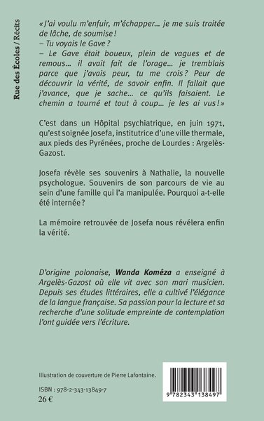 La mémoire écrasée, Récit (9782343138497-back-cover)