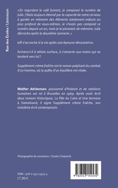 Supplément crème fraîche, Roman (9782343154534-back-cover)
