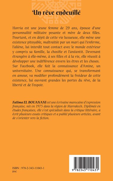 Un rêve endeuillé, Roman (9782343110431-back-cover)