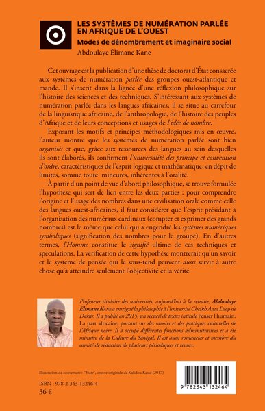 Les systèmes de numération parlée en Afrique de l'Ouest, Modes de dénombrement et imaginaire social (9782343132464-back-cover)