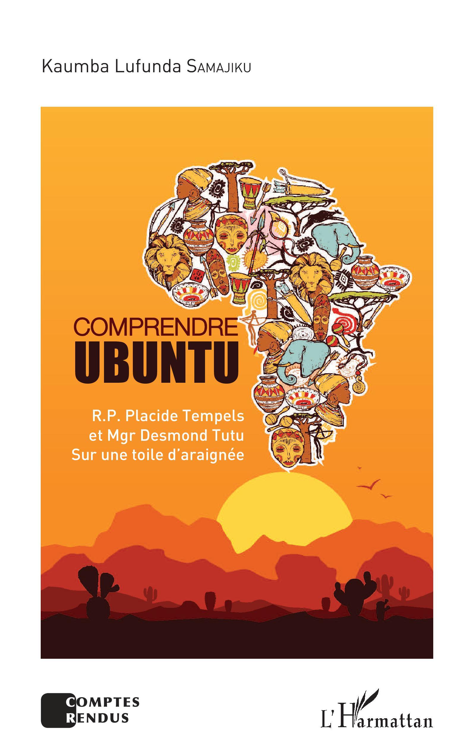 Comprendre Ubuntu. R.P. Placide Tempels et Mgr Desmond Tutu sur une toile d'araignée (9782343196206-front-cover)