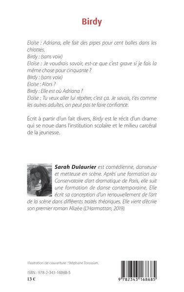 Birdy, Une chronique du XXe siècle (9782343168685-back-cover)