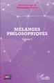 Mélanges philosophiques Volume 3 (9782343167985-front-cover)