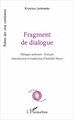 Fragment de dialogue, Bilingue polonais - français (9782343108100-front-cover)