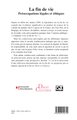 Droit et Cultures, La fin de vie, Préoccupations légales et éthiques (9782343144719-back-cover)