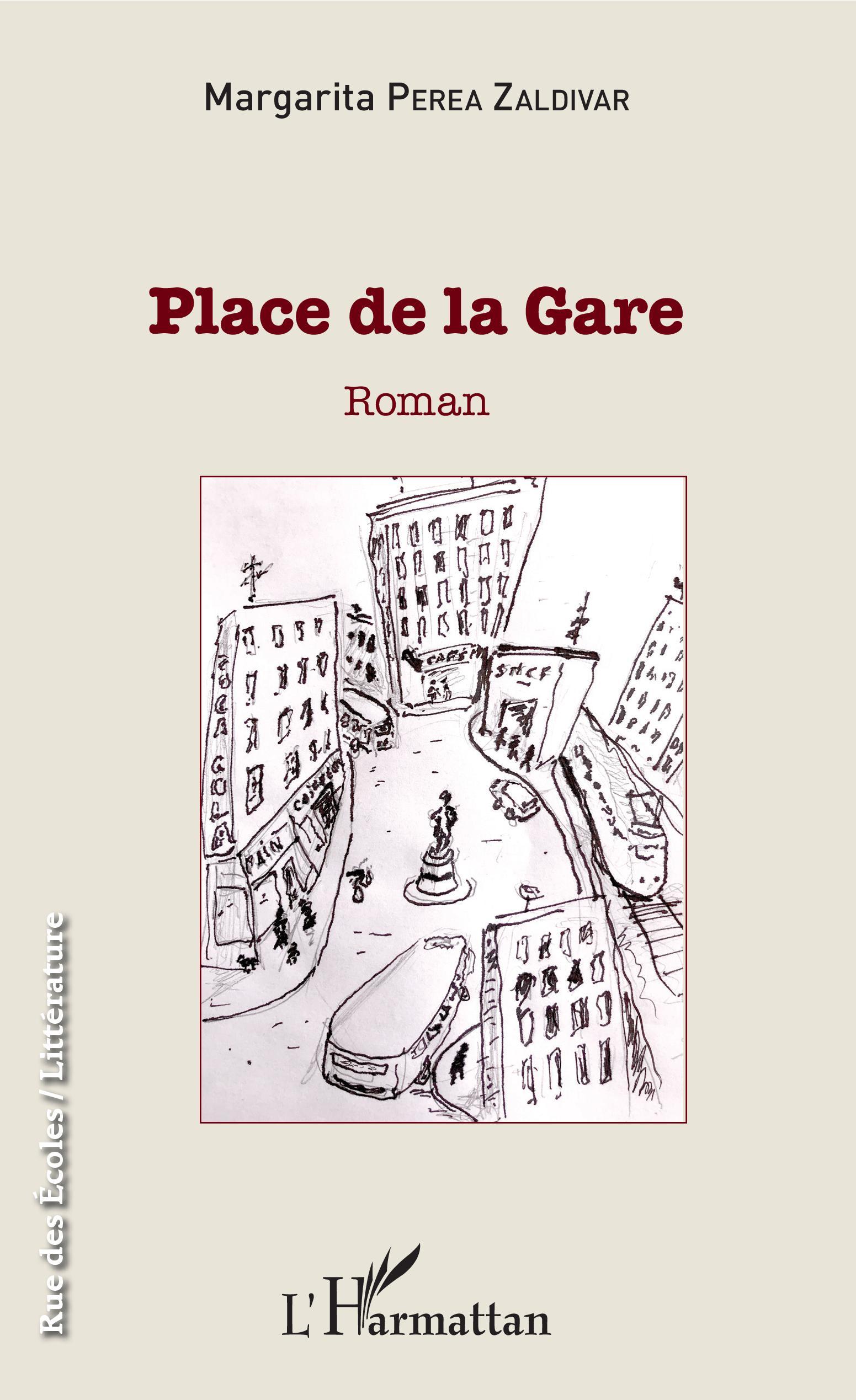 Place de la gare, Roman (9782343174259-front-cover)