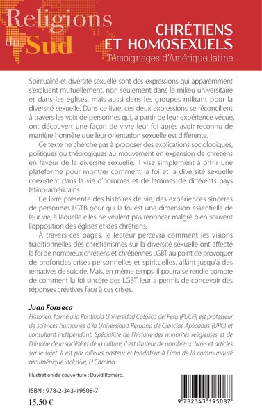 Chrétiens et homosexuels. Témoignages d'Amérique latine (9782343195087-back-cover)