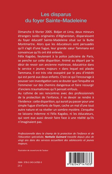 Les disparus du foyer Sainte-Madeleine, Roman policier (9782343147833-back-cover)