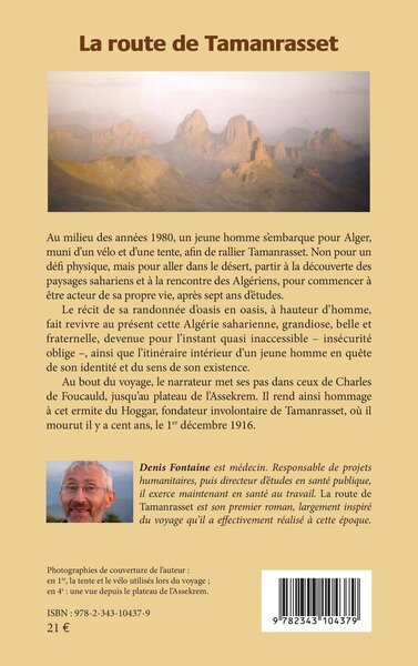 La route de Tamanrasset (9782343104379-back-cover)